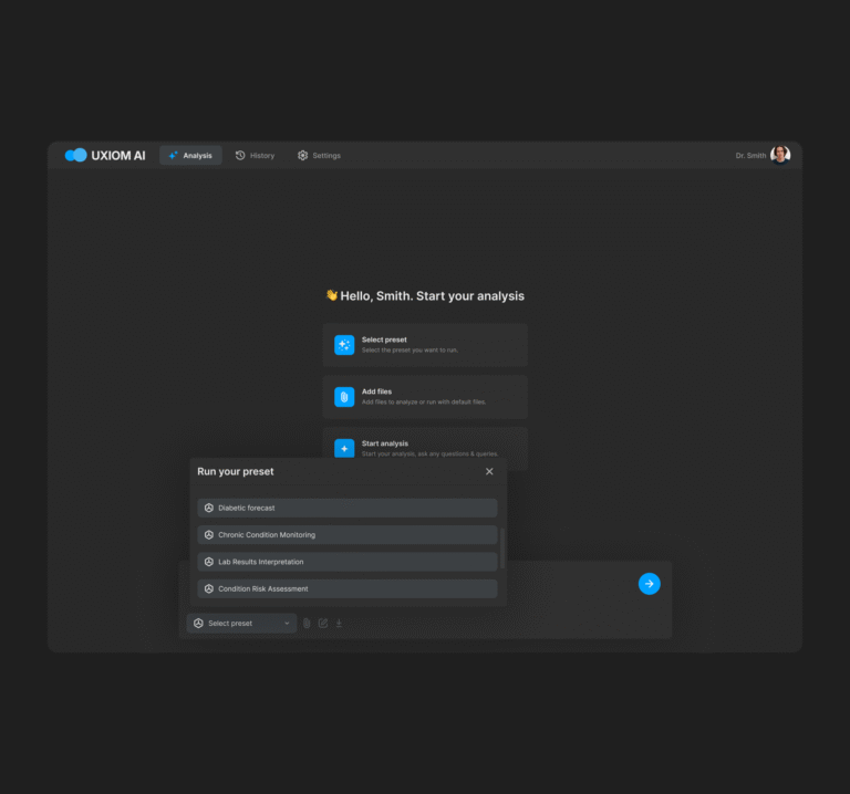 UXIOM AI UI Highlight 2