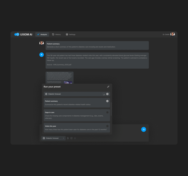 UXIOM AI UI Highlight 3