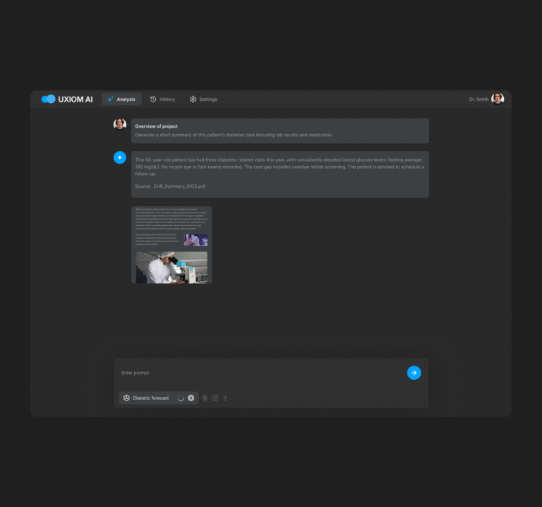UXIOM AI UI Highlight 4