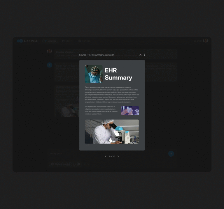 UXIOM AI UI Highlight 5